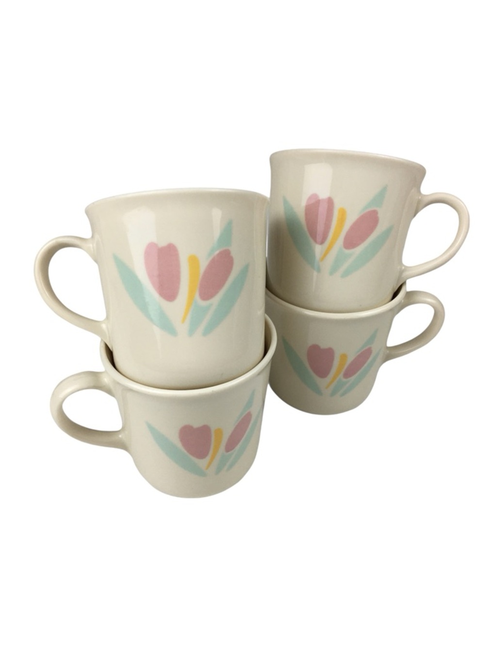 Corning Corelle Tulip Accent Coffee Mug Set 8 oz